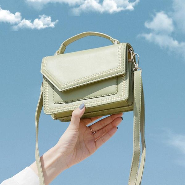 

evening bags pu leather crossbody for women 2021 brand broad strap shoulder small handbags women's trend vintage hand