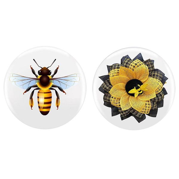 Bumble Bee Bay Button Pins Honey Bee Button Bears Bees Festival Bee Венок Значки