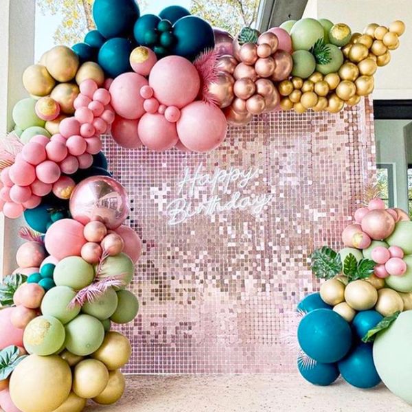 

sequin walls for parties,shimer pink clear wall 30x30 party decoration