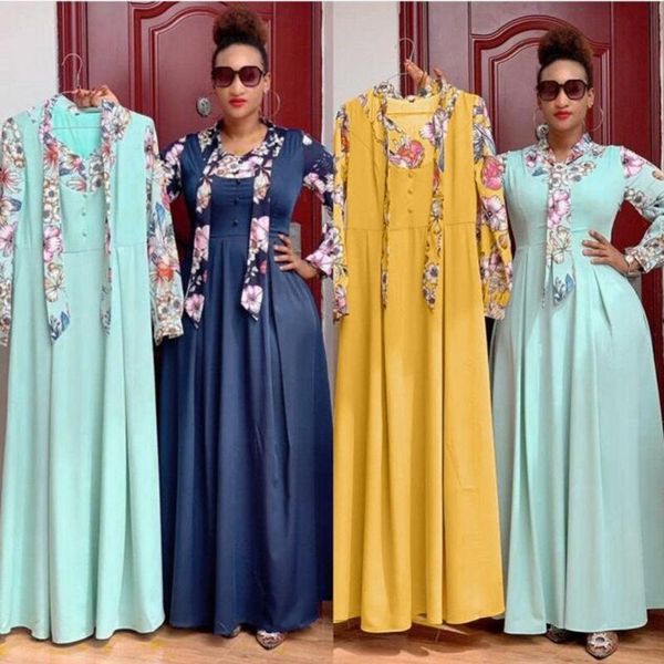 

ethnic clothing african dresses for women elegant summer 2021 dashiki autumn maxi dress ladies traditional fairy dreaes, Red