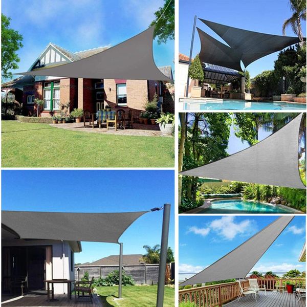 

shade 300d waterproof polyester square awning garden terrace swimming camping hiking courtyard