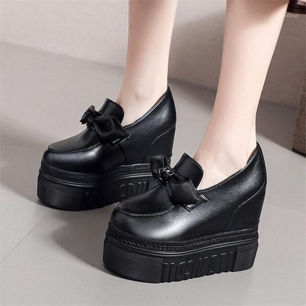 

dress shoes 2021 black high heels women pumps fashion patent leather platform woman round toe mary jane mujer size 35-1