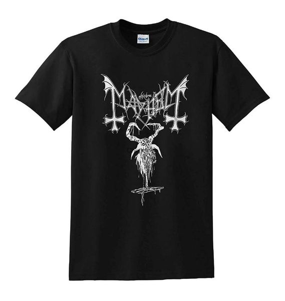 

men's t-shirts mayhem band nn18 para mujer singer de manga corta, White;black