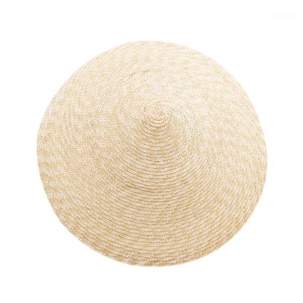

caps & hats large brim conical natural color bamboo rain straw sun hat female women funny cylindrical steeple-crown cap1, Yellow