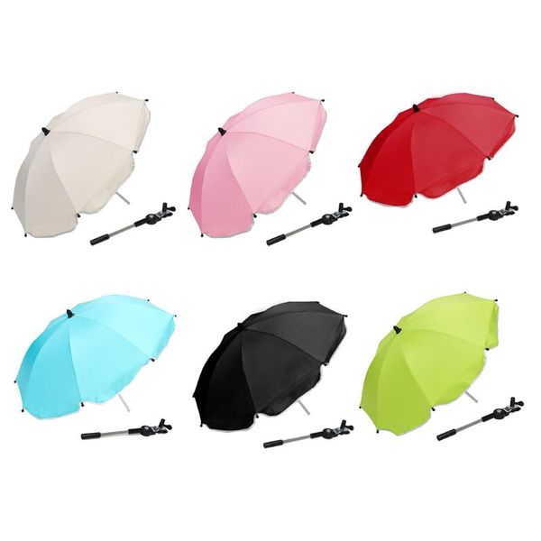 

folding baby stroller kids pram pushchair uv sun rain protector umbrella canopy