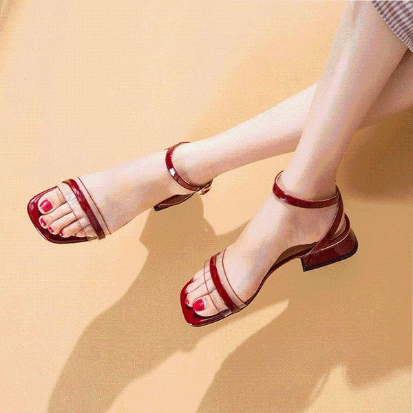 

women sandals soft three color stitching ladies comfortable flat open toe beach shoes woman footwear, Black