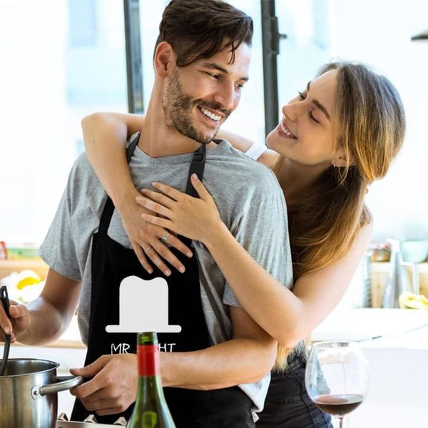 

2pc linen apron cooking kitchen for woman men chef waiter cafe shop bbq hairdresser aprons bibs home accessory