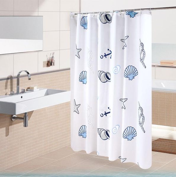 

waterproof shower curtain modern girly simple cute home decoration cortina de ducha household products df50yl curtains