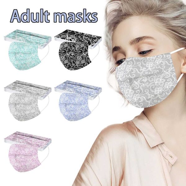 

10pcs mascaras halloween mouth mask printed realistic mascara covers fashion mouths filter mouth masks halloween cosplay