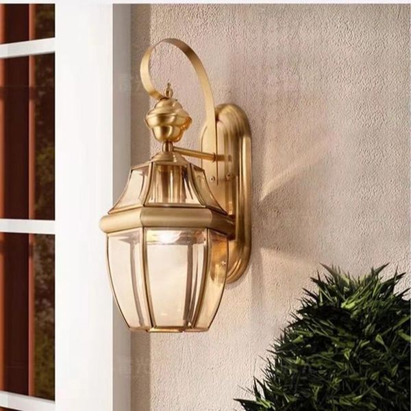 

copper wall lamp el room light bedroom bedside background corridor aisle luxury