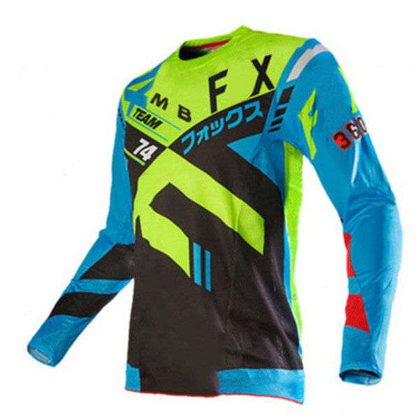 

motorcycle mountain bike street road off-road cycling jersey polyester quick-drying long-sleeved t-shirt
