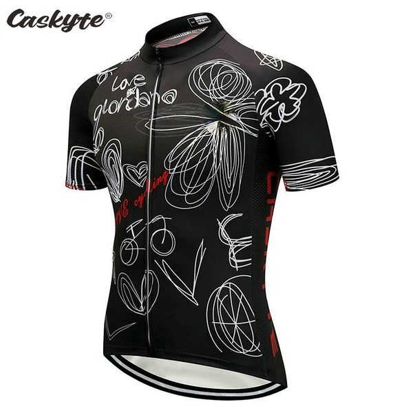 2021 meninas femininas de Caskyte verão manga curta ciclismo jersey bicicleta estrada mtb camisa de bicicleta ao ar livre esportes ropa ciclismo roupas