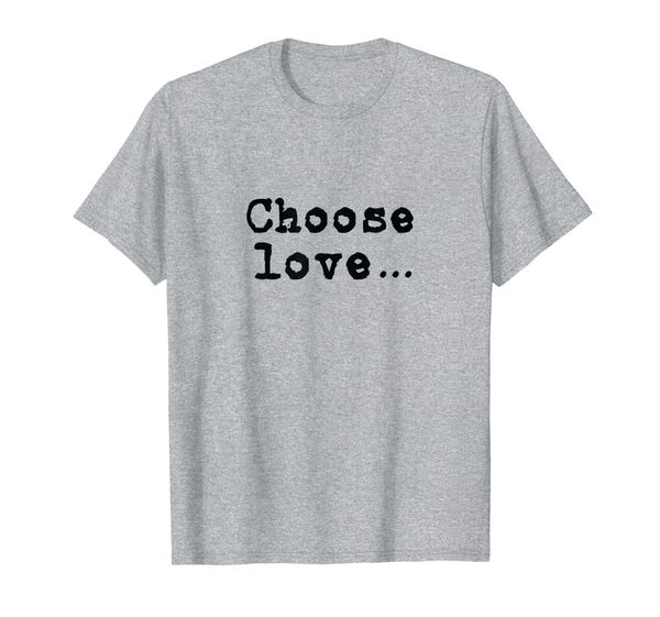 

choose love t shirt inspirational anti bullying kids youth, White;black