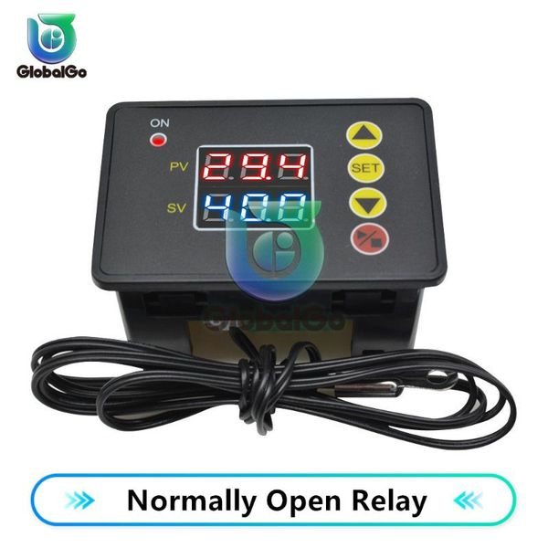 

smart home control normally open relay 10a 20a temperature controller with buzzer alarm 12v 24v 1100v 220v thermoregulator thermostat ntc se