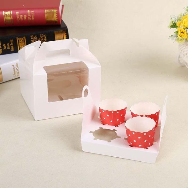 

gift wrap 5pcs kraft paper cake box christmas wedding favor portable pudding cupcake candy bag dessert food packing organizer