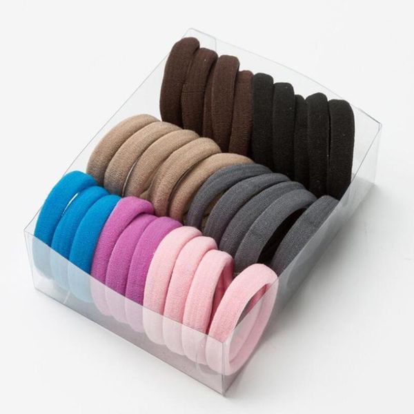 

pc diameter 4mm hair bands ponytail holder ties black blue headband scrunchies pack scrunchie accessories for women1