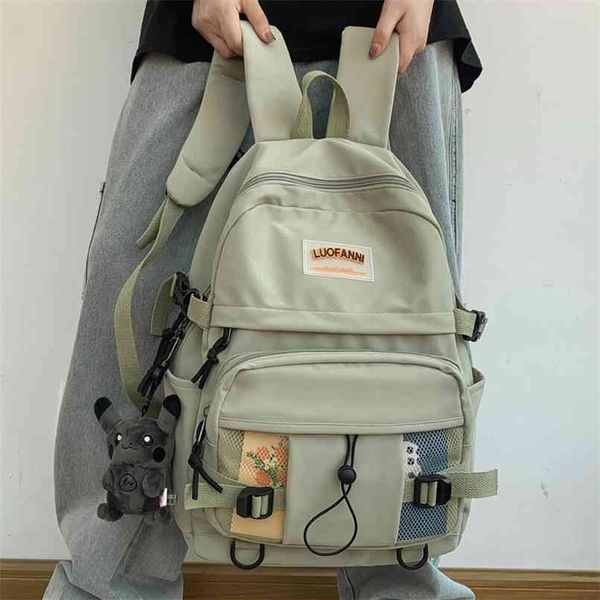 

dcimor waterproof nylon women backpack female schoolbag for teenage girl travel backpack large capacity mochila 210911