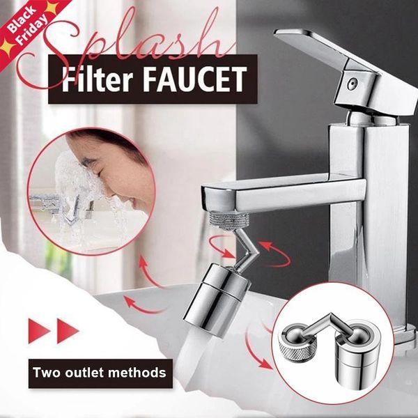 

universal splash filter faucet rotatable nozzle swivel movable tap kitchen head faucets