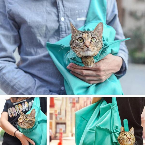 

cat carriers,crates & houses pets backpack accessories fashionable portable one-shoulder pet messenger bag outing travel 48x38cm drop wholes