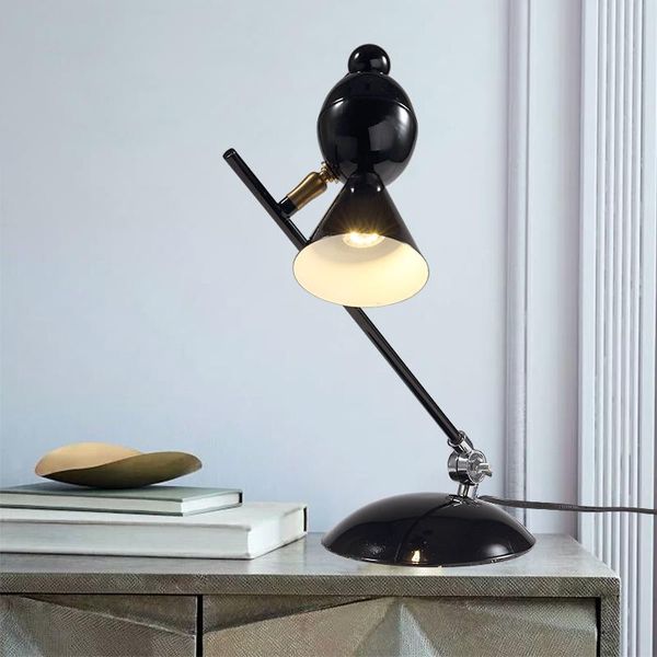 

modern black metal table lamp for villa el reading room desk light ta006 lamps
