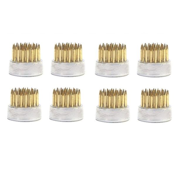 

other 8pcs flower frogs round floral pin vase arranger frog fixed tools holder with rubber gasket,23mm