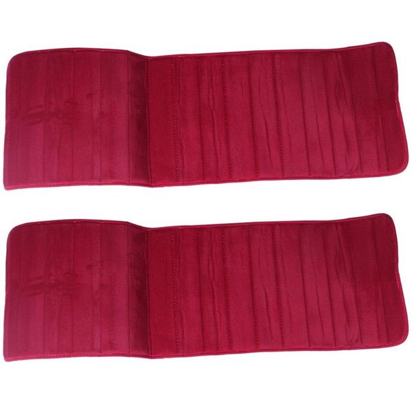 

carpets 2x 120x40cm absorbent nonslip memory foam kitchen bedroom door floor mat rug carpet date-red