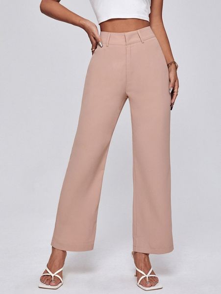 

petite high waist tailored pants z7ar#, Black;white