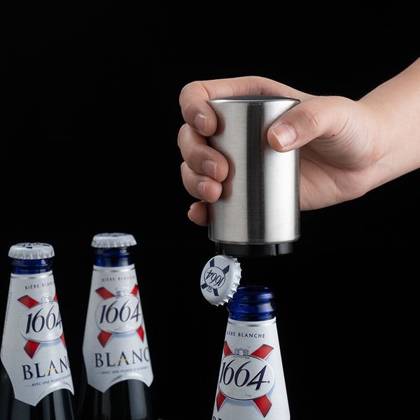 

2021 stainls steel prs type beer bottle household automatic lid opener creative beer opener