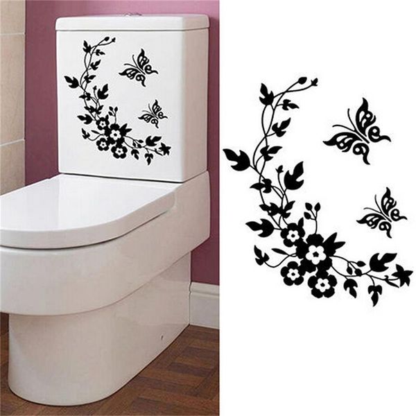

wallpapers black flower refrigerator wallpaper butterfly pattern wall stickers home decor wholesale