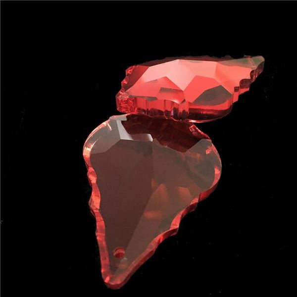 

chandelier crystal 76*50mm 50pcs siam pendants necklace for decoration