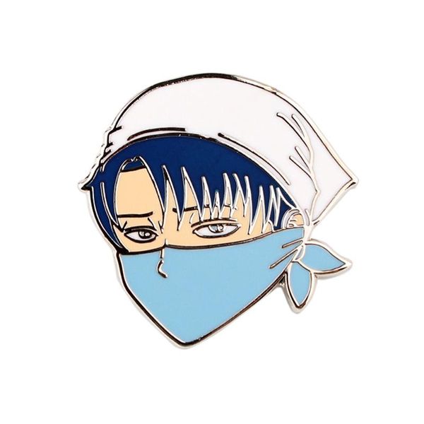 Pins, broches PF885 Ataque japonês de anime em Titan Enamel Pins Badge Broche Backpack Saco Collar Lapela Decoração Jóias Presentes para amigos