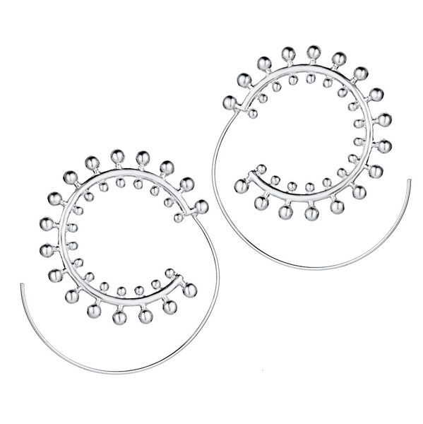 

exaggerated gear personalized circle spiral earrings uo5d, Golden