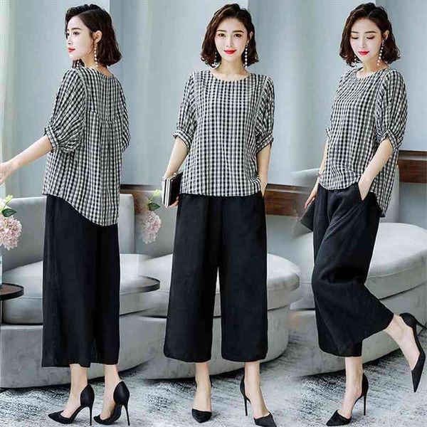 

plaid two piece tracksuit casual womens tracksuits short shirts pants 2 set summer suit, Gray