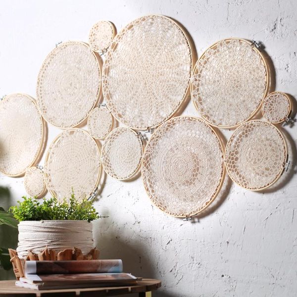 

tapestries mexican dreamcatcher large tapestry handmade cotton bamboo wall decoracion habitacion adolescente macrame curtain hippie decor