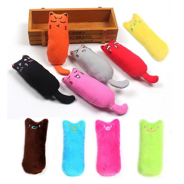 

cat toys 5/10pcs plush mini cute pet teeth grinding toy mint catnip bite scratcher thumb interactive funny accessories