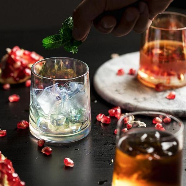 

simple whiskey glass ins high temperature resistant cup milk wine glasses