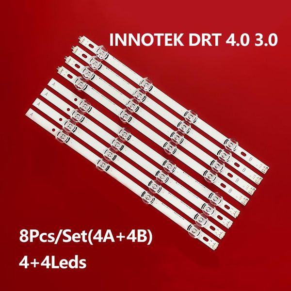 

strips kit 8 pcs led backlight strip for lg 40lf630v 40lf570v innotek 40 drt4.0 drt 4.0 3.0 inch a b svl400 6916l-0885a 0884a