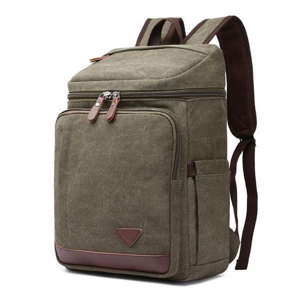 

backpack fashion large capacity solid canvas travel men woman big outdoor traveling sports back bag 2021