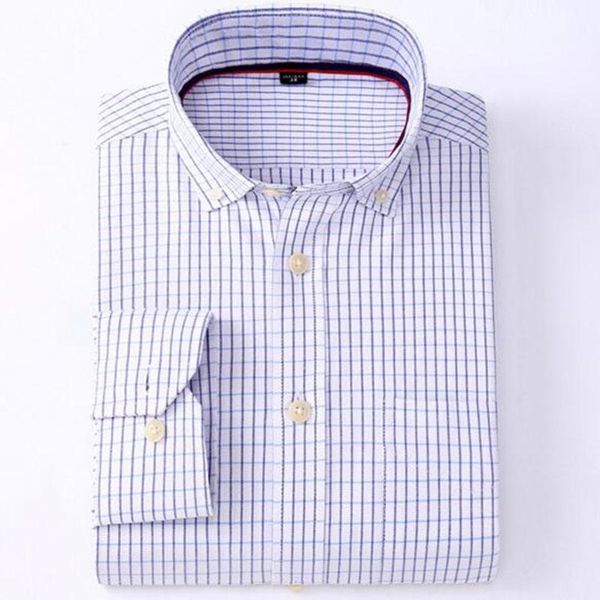 

men's casual shirts men fashion breathable comfortable plaid printed loose oxford camisa,turn-down collar vestido cloth1, White;black