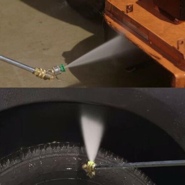 

1/4\\'\\' quick connecter pressure washer spray nozzles+adapter for karcher k series 7*spray nozzles 1*adapter watering equipmen