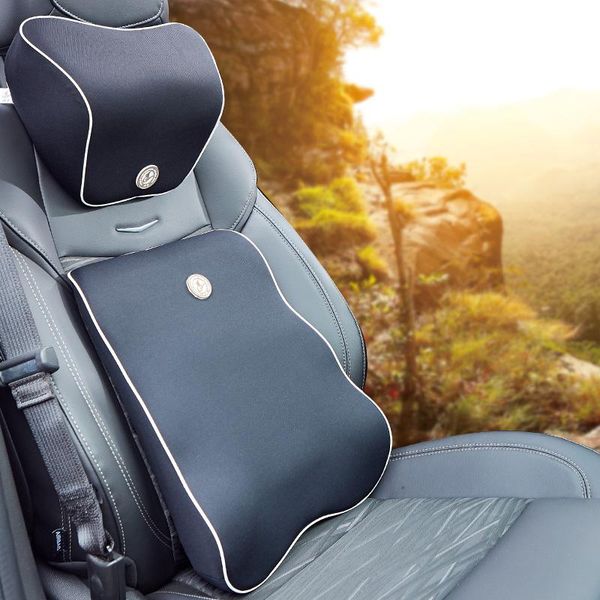 

seat cushions lumbar support car memory foam pillow cushion comfort auto breathable