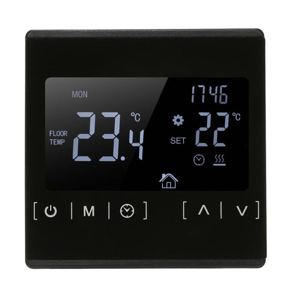 

smart home control lcd touch screen thermostat electric floor heating system water thermoregulator ac85-240v temperature controller