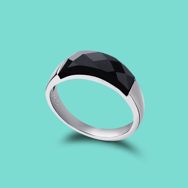 

cluster rings vintage women's 925 sterling silver ring temperament agate cocktail party jewelry tail birthday gift, Golden;silver