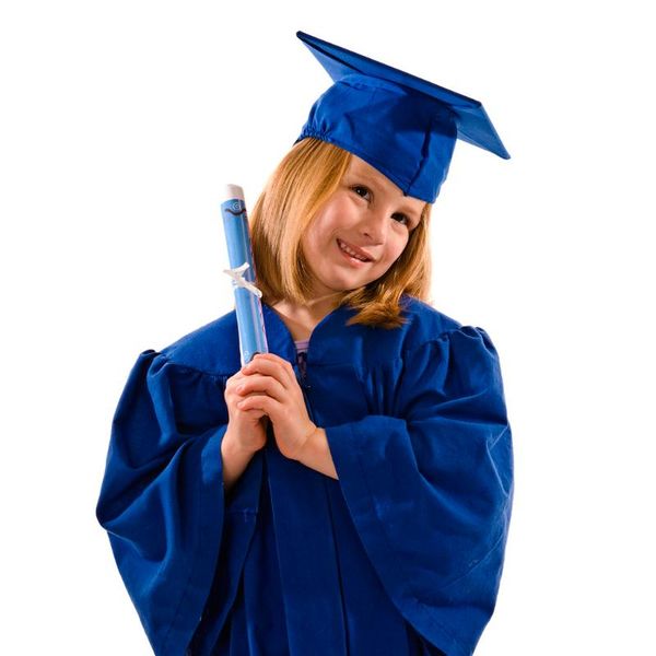 

clothing sets kids graduation gown with tassel cap children preschool and kindergarten students uniform girls dress clothes set costume, White