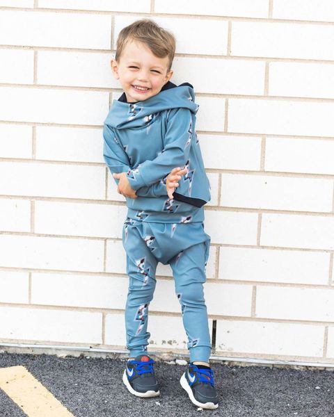 

clothing sets boys tracksuit long sleeve casual kids suits baby sports set hoodie+harem pants 2pcs children clothes 1-6y sm037, White