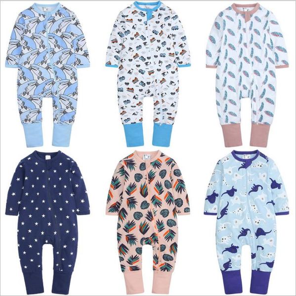 Outono recém-nascido roupas bebê menina bebê roupas macacão romper traje infantil crianças sleepwear pijamas bodysuit meninas