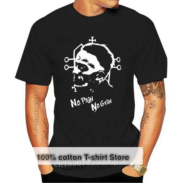 

men's t-shirts no pain gein t-shirt serial killer real life horror ed dahmer, White;black