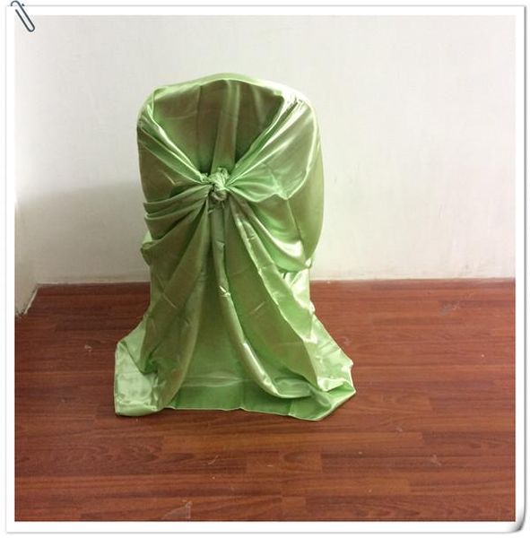 

chair covers and 100pcs apple green satin cover / wedding
