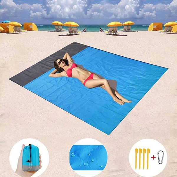 

outdoor pads 200*200cm portable camping mat grass summer beach moisture-proof lawn multi-person travel hiking pocket