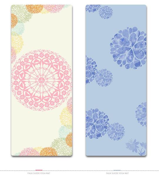 

yoga mats 4mm thickness heat transfer printed mat natural rubber